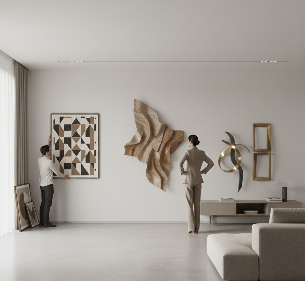 Curated wall art selection